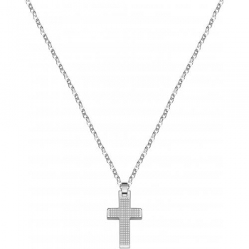 Ανδρικός Σταυρός με Αλυσίδα από Ανοξείδωτο Ατσάλι Morellato Motown (SALS45)