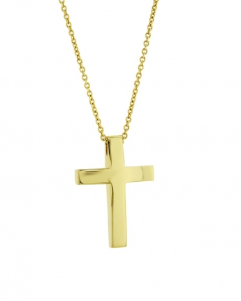 Χρυσός Ανδρικός Σταυρός Κ14 (068261)