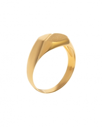 Χρυσό Ανδρικό Δαχτυλίδι Κ14 (054668)