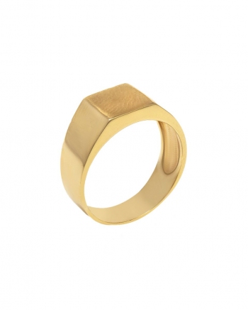 Χρυσό Ανδρικό Δαχτυλίδι Κ14 (054788)