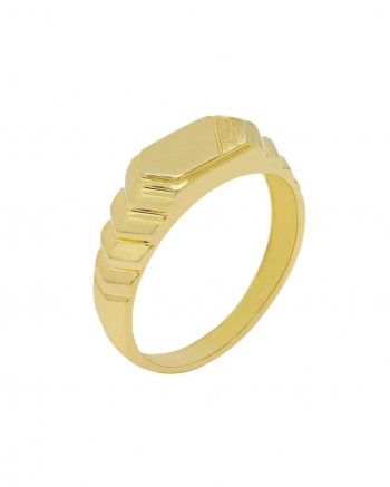 Χρυσό Ανδρικό Δαχτυλίδι Κ14 (058054)