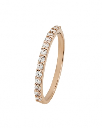Ροζ Χρυσό Δαχτυλίδι Κ14 (063791)