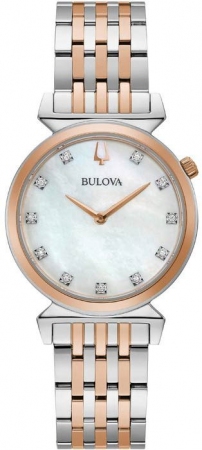 Γυναικείο ρολόι Bulova Diamond Regatta (98P192)