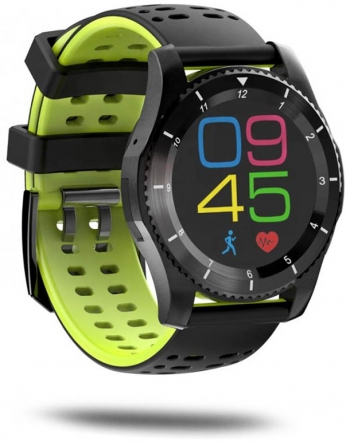 Ανδρικό Ρολόι SG10 Smartwatch Das.4 Black/Lime (80019)