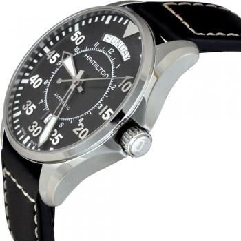 Ανδρικό Ρολόι Hamilton Khaki Aviation Pilot Day Date Auto (H64615735)