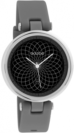 Γυναικείο Ασημί Smartwatch Oozoo (Q00403)