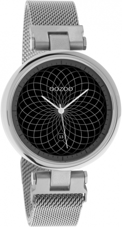 Γυναικείο Ασημί Smartwatch Oozoo (Q00408)